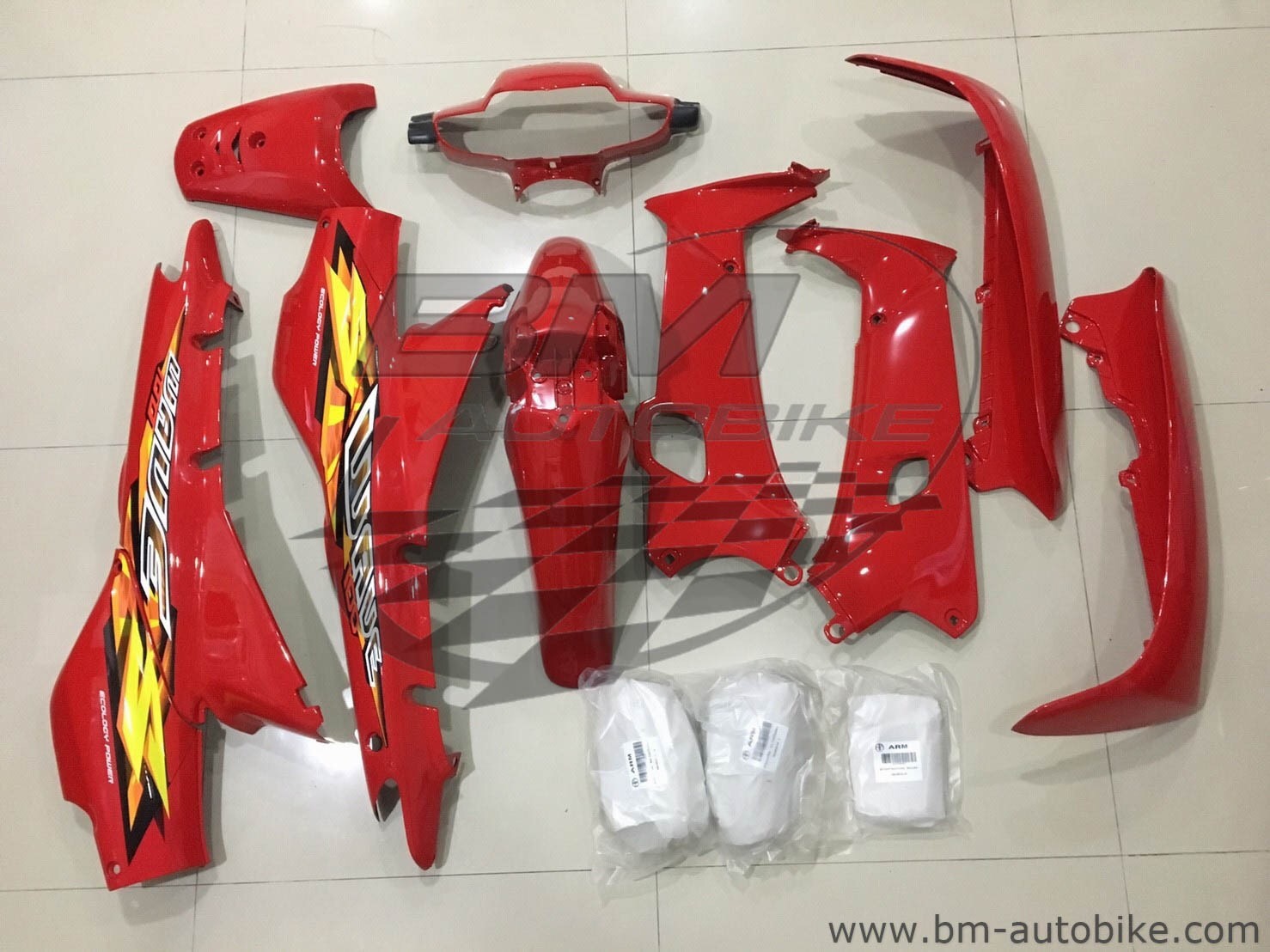 ชุดสี WAVE 100 110 แดง 4 กก.