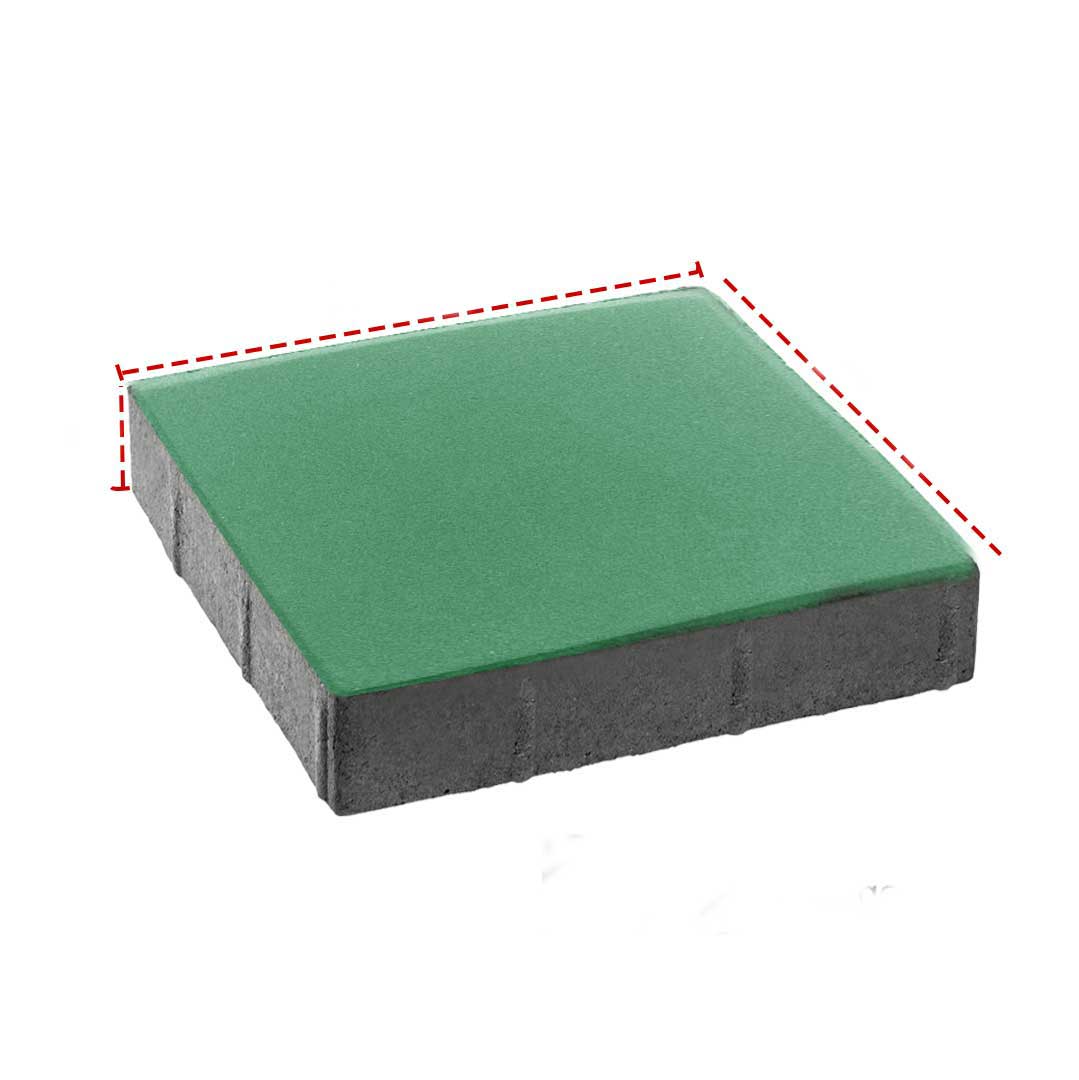 แผ่นปูทางเท้า 30x30x6 ซม. (สีเขียว)