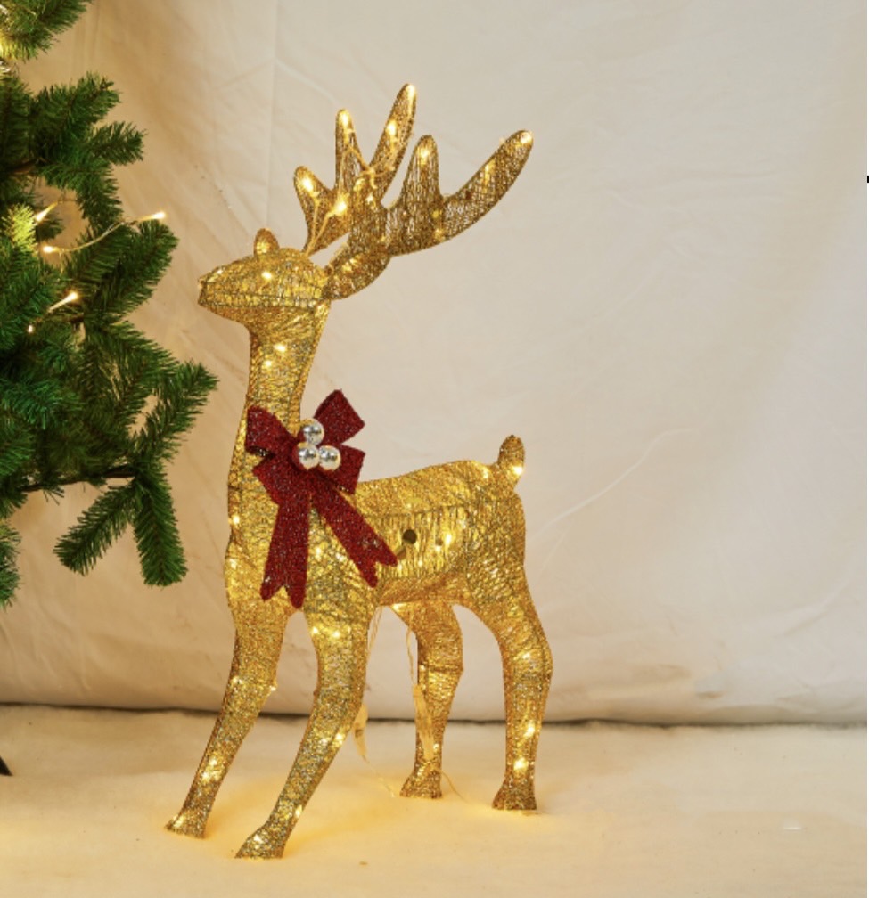 กวางไฟคริสต์มาส 65cm. สวยๆ