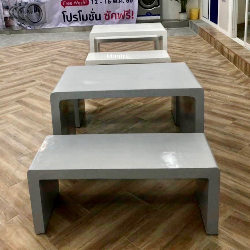 ชุดโต๊ะปูนซีเมนต์สไตล์ลอฟท์ โต๊ะปูนลอฟท์ โต๊ะปูนสไตล์ลอฟท์ แต่งบ้านสไตล์ Modern Classic