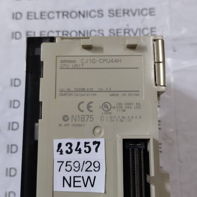 PLC " OMRON " MODEL : CJ1G-CPU44H