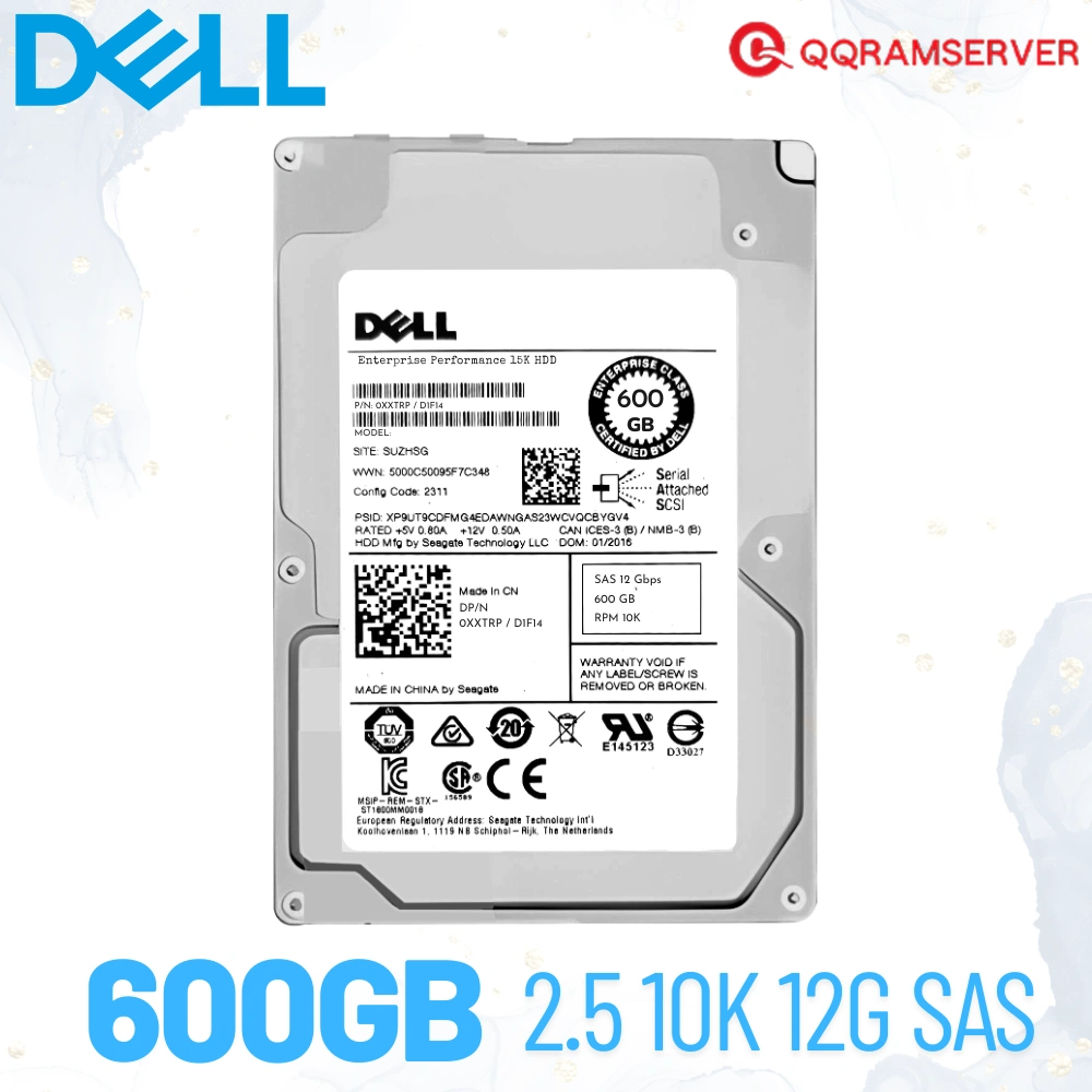 Dell HDD Server 600GB SAS 10k 12Gbps Harddisk Server