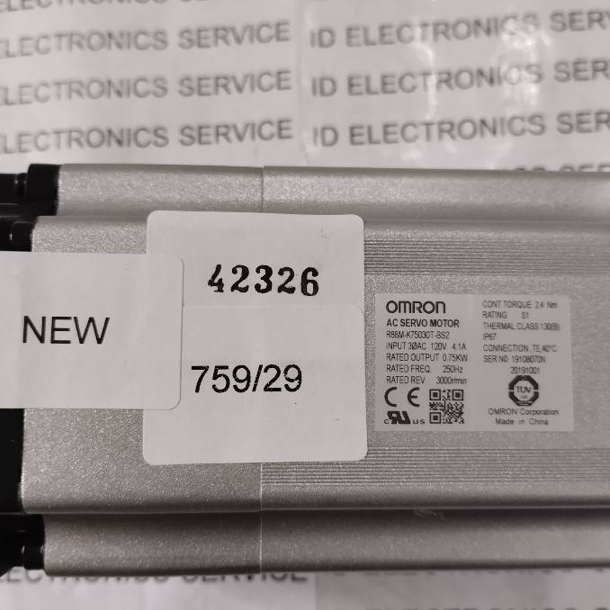 SERVO MOTOR "OMRON" รุ่น R88M-K75030T-BS2
