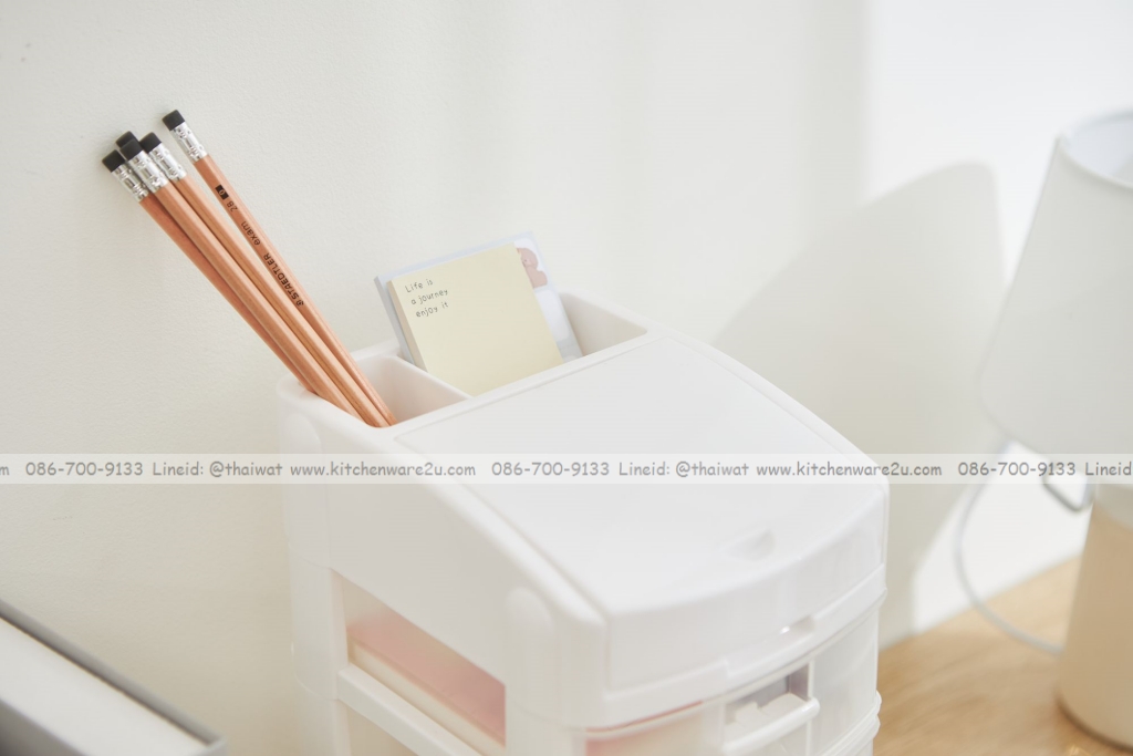 P13559 ลิ้นชักเล็ก 4 ชั้น เปิดฝาบน มีช่องเก็บของ (15.5*20*29 cm) เกรดเอ No.1070M4 (ราคาขายส่งต่อ 1 โหล: 12 ชุด:เฉลี่ย 125 บต่อใบ)