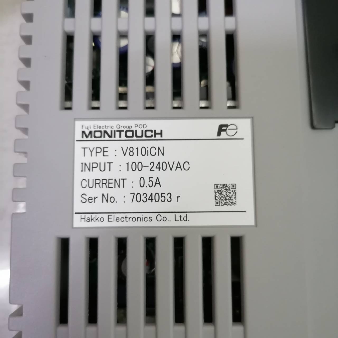 HMI " HAKKO " MODEL : V810ICN