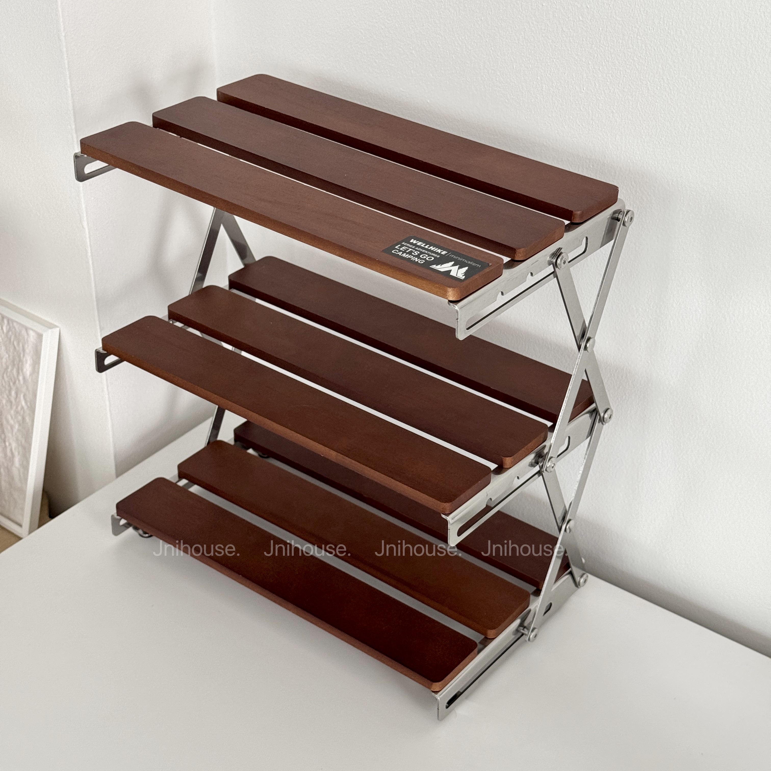 [พร้อมส่ง] Jnihouse : Foldable Wooden Shelf ชั้นไม้พับได้ ชั้นวางของแคมป์ปิ้ง