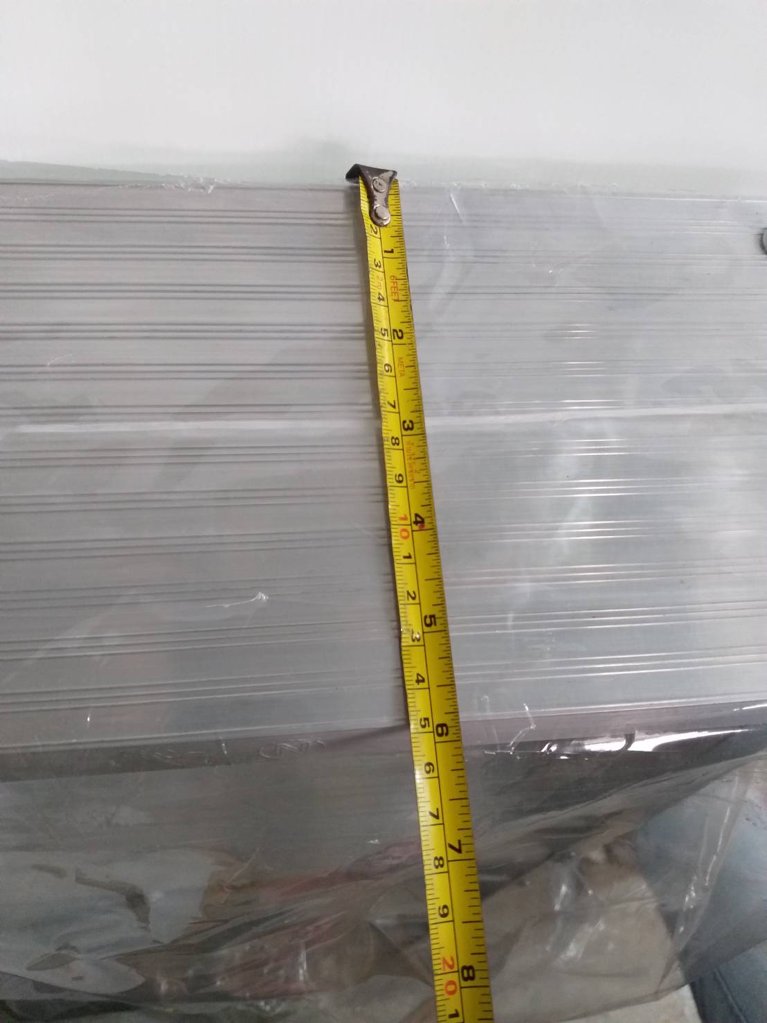 บันไดอลูมิเนียม ทรงA ขึ้นลงทางเดียว 7 ขั้น ยี่ห้อ NEWCON