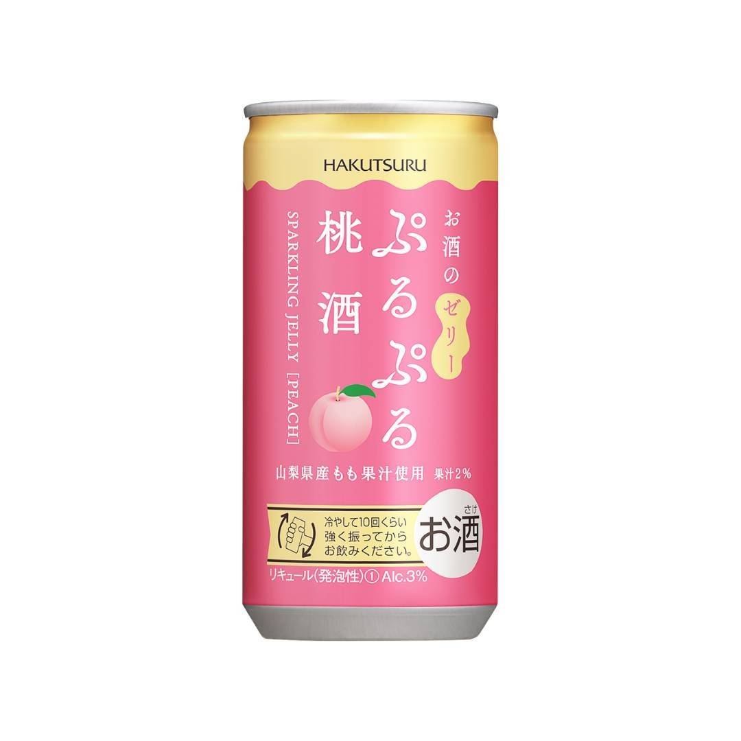 PURU❣PURU SPARKLING JELLY SAKE รสพีช🍑 🍹