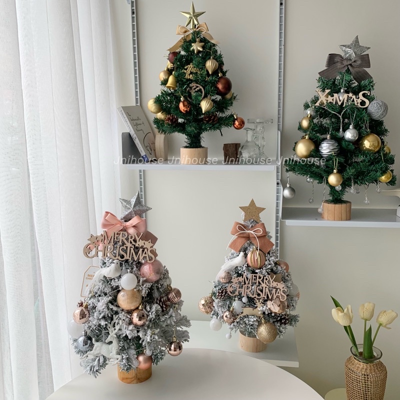 [พร้อมส่ง] Jnihouse : ต้นคริสต์มาสขาวสูง 45 cm (Christmas tree decoration)