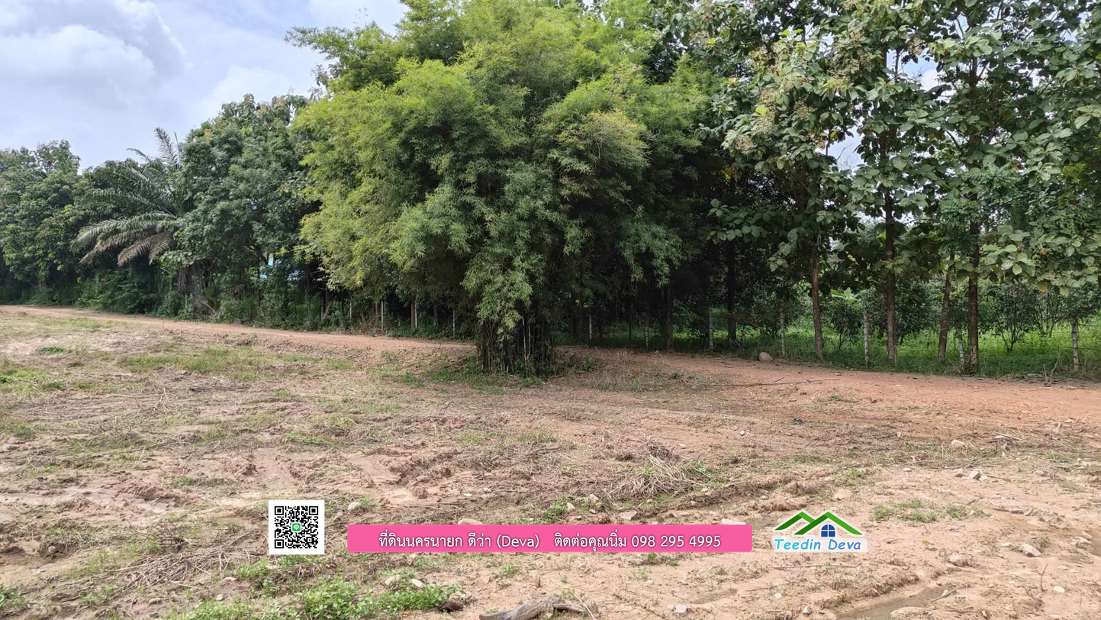 🌳 ขายที่ดินนครนายก 1 ไร่ 80 ตรว อยู่ด้านในหุบเขา มีวิวภูเขาสวยๆ ด้านหน้าเป็นลำธารเล็กๆ ต.เขาเพิ่ม อ.บ้านนา จ.นครนายก โฉนดครุฑแดง