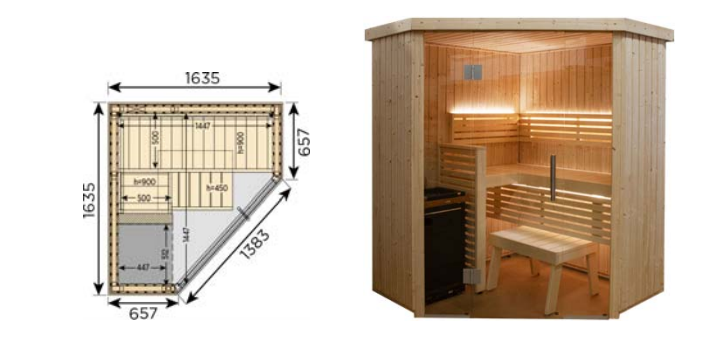“HARVIA” Variant Sauna Rooms