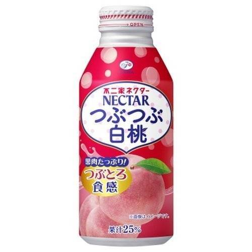 น้ำพีชผสมเนื้อพีช Fujiya nectar peach juice 380 ml
