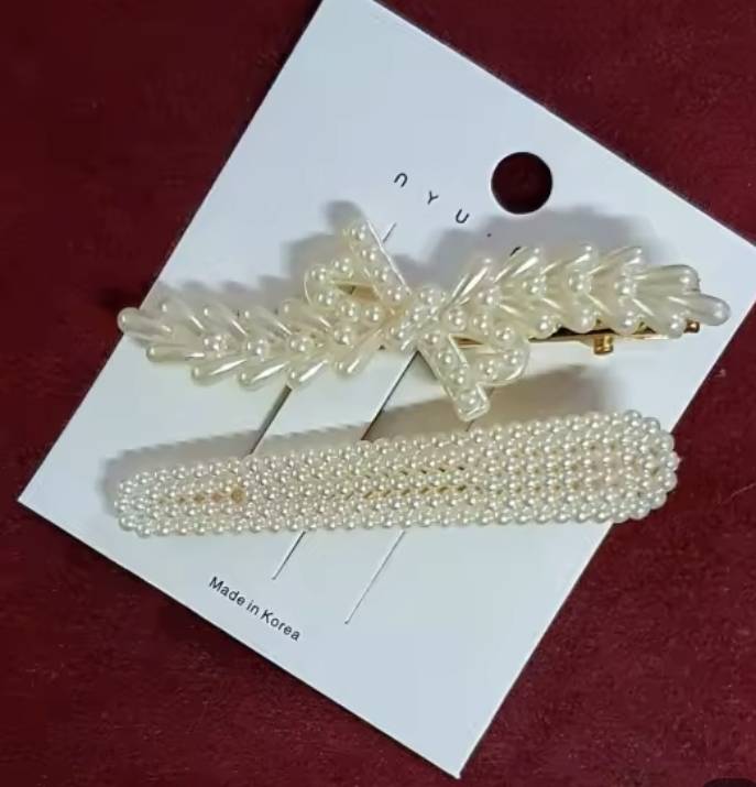💗มาหยากิ๊ฟช้อป💗 กิ๊บหนีบผม กิ๊บมุก สไตล์เกาหลี สวยงาม สำหรับผู้หญิง