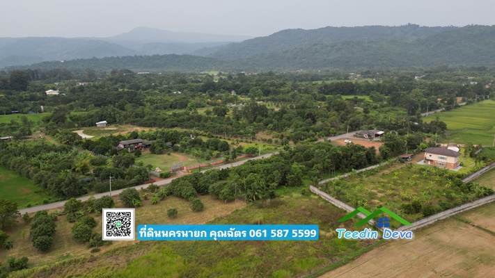 ที่ดินสวนผลไม้ ขนาด 1 ไร่ วิวภูเขาสวยๆ บรรยากาศดี เดินทางสะดวก ต.หินตั้ง อ.เมือง จ.นครนายก