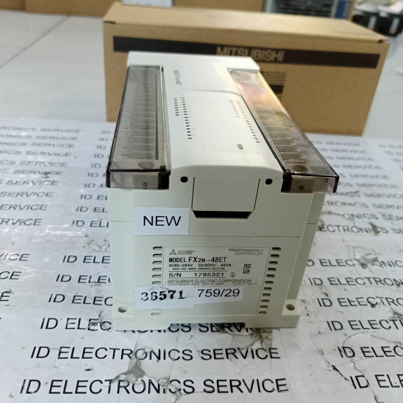 PLC " MITSUBISHI " MODEL : FX2N-48ET