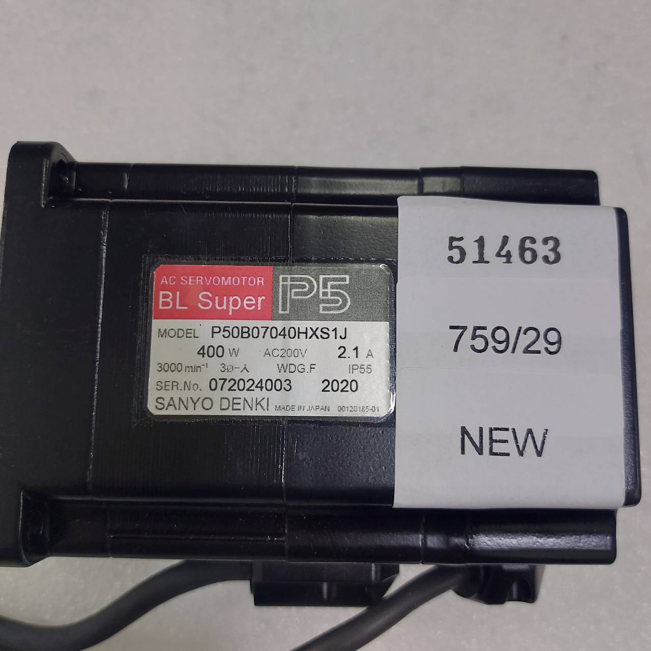 MOTOR P50B07040HXS1J "SANYO DENKI"