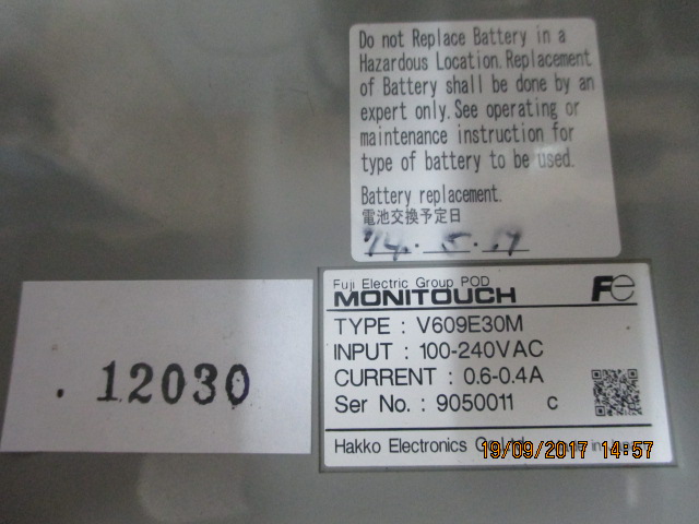 HMI " HAKKO " MODEL : V609E30M