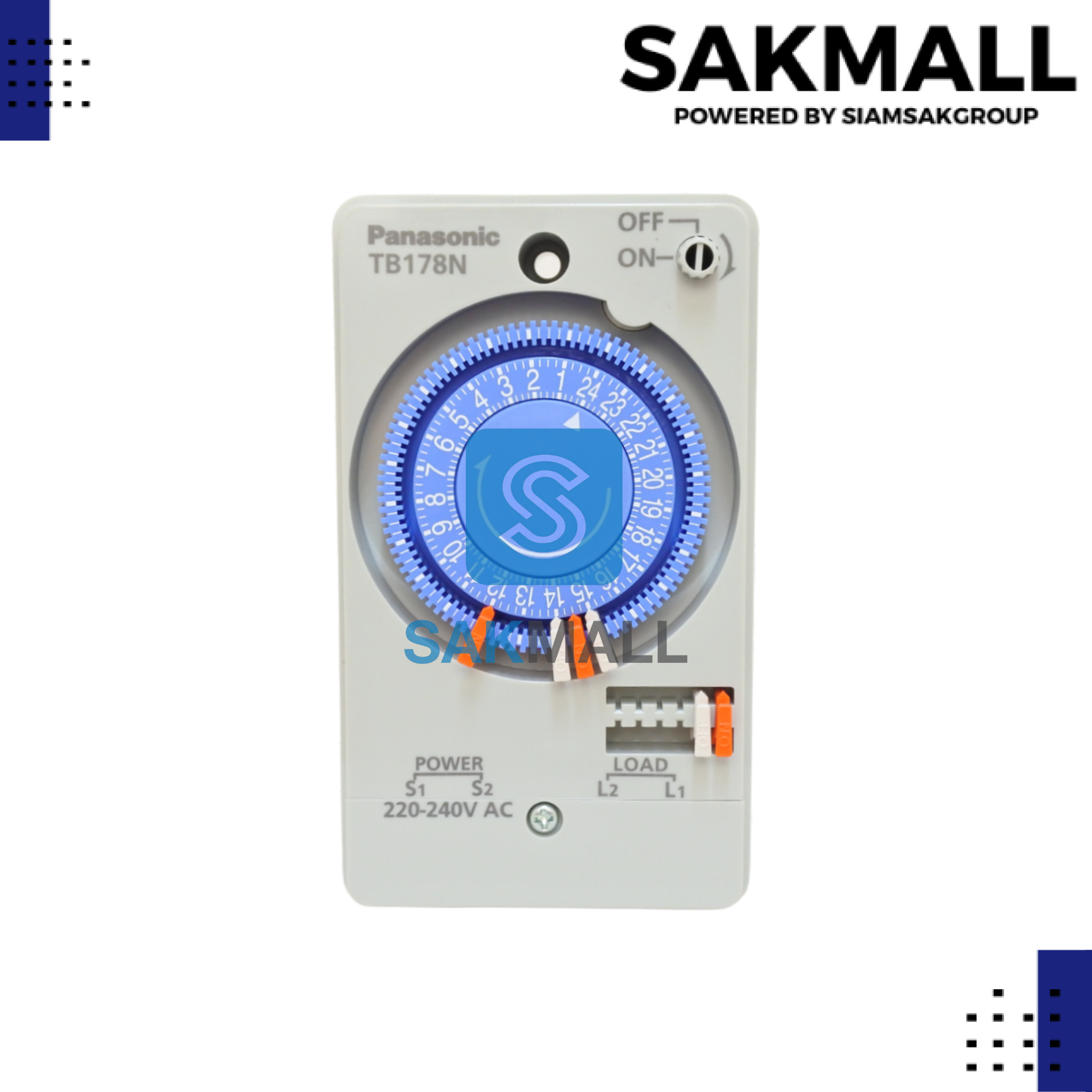 Timer Switch Panasonic แบบ 24 ชม. TB178NE5T