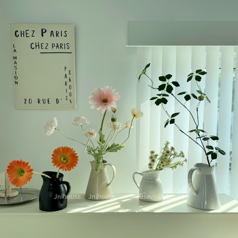 [พร้อมส่ง] Jnihouse : แจกันเหยือกเซรามิก แจกันดอกไม้ (Vase)