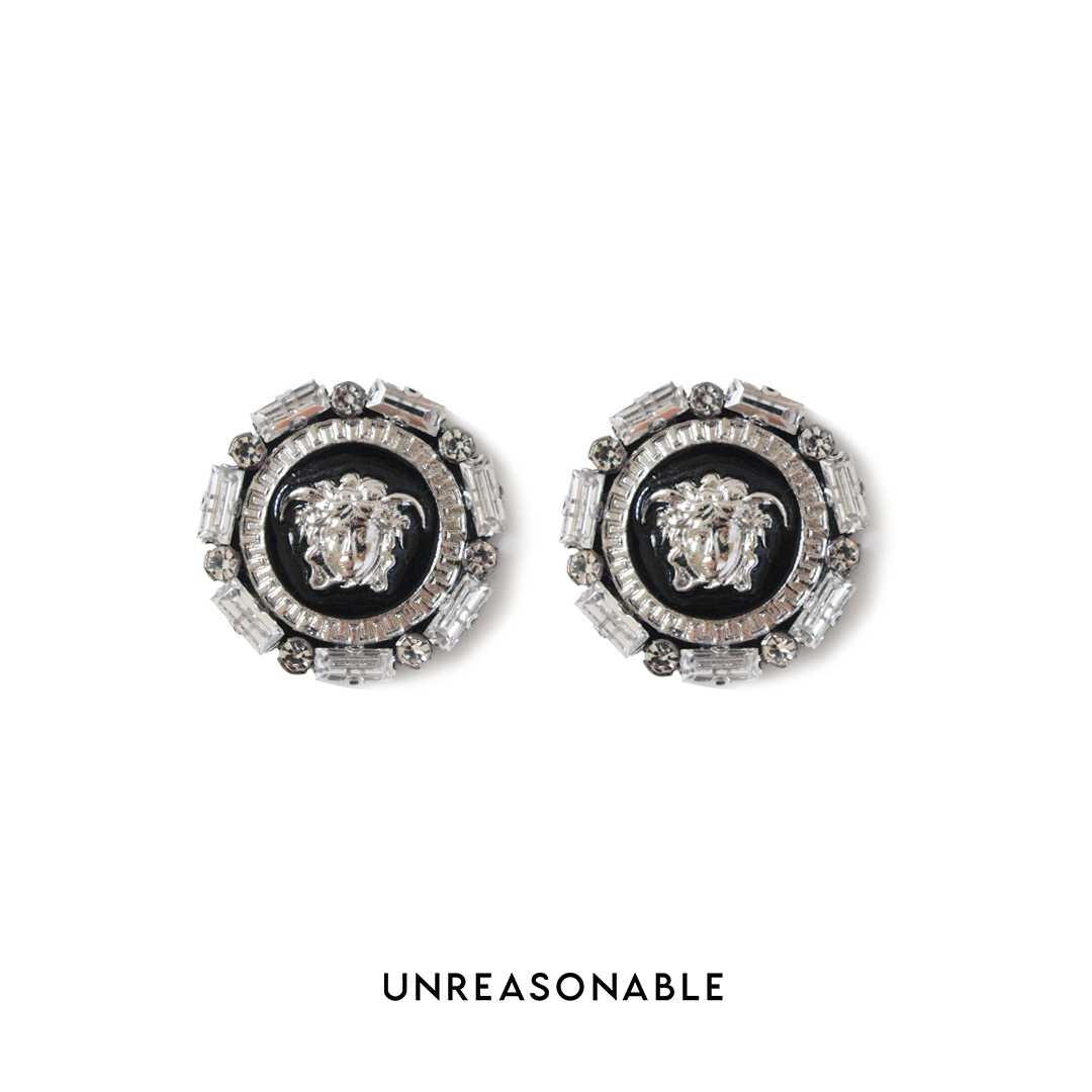 ต่างหู ต่างหูคลิป ต่างหูก้านเงินแท้ น้ำหนักเบา UA0859-01 Unreasonable Accessories