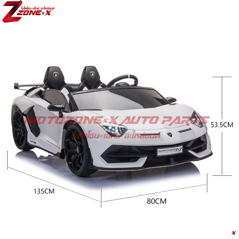 รถยนตร์ไฟฟ้าสำหรับเด้ก มินิ แลมโบกินี่ Lamborghini Mini SVJ Lamborghini SVJ 12V 8km/h