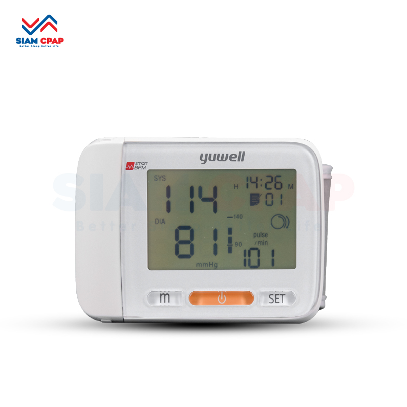 เครื่องวัดความดัน วัดข้อมือ ยี่ห้อ Yuwell รุ่น YE8600A ประกันศูนย์ไทย 5 ปี