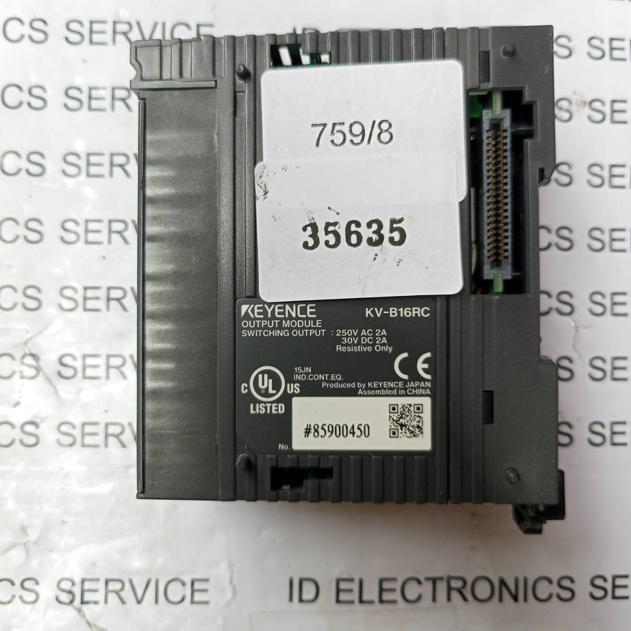 PLC " KEYENCE " MODEL : KV-B16RC