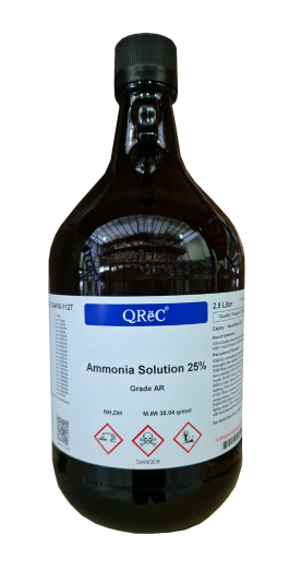 Ammonia solution 25% AR grade (2.5L) QReC