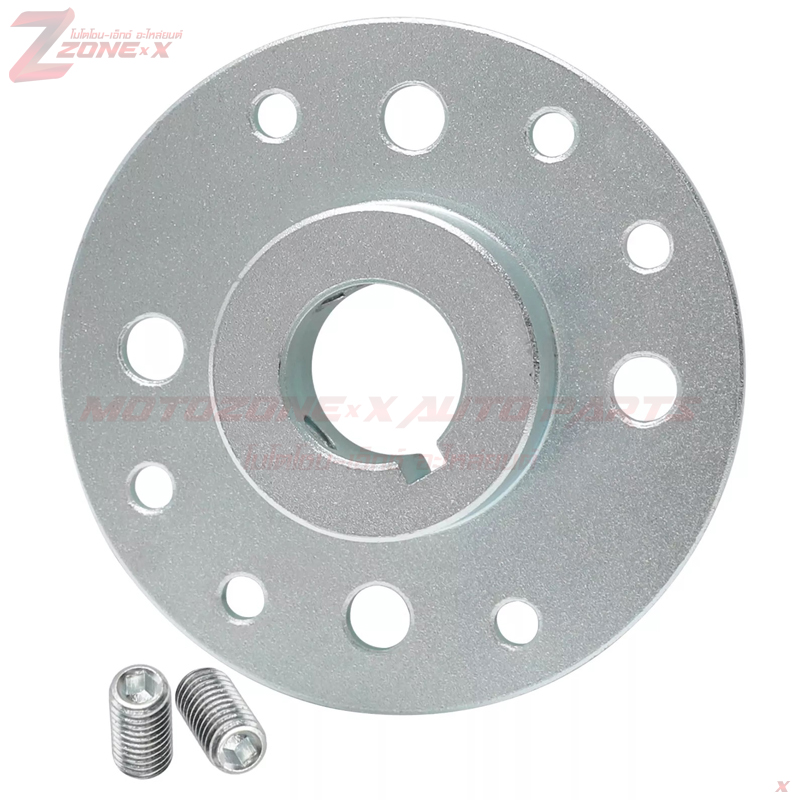 ดุมล้อหลังมีร่องสลัก Sprocket Hub Chain Sprocket Axle Hub Adapter Keyed Hub 26mm 19mm 16mm Shaft for Go Kart Trike ZONE-X(โซน-เอ็กซ์) อะไหล่ Part
