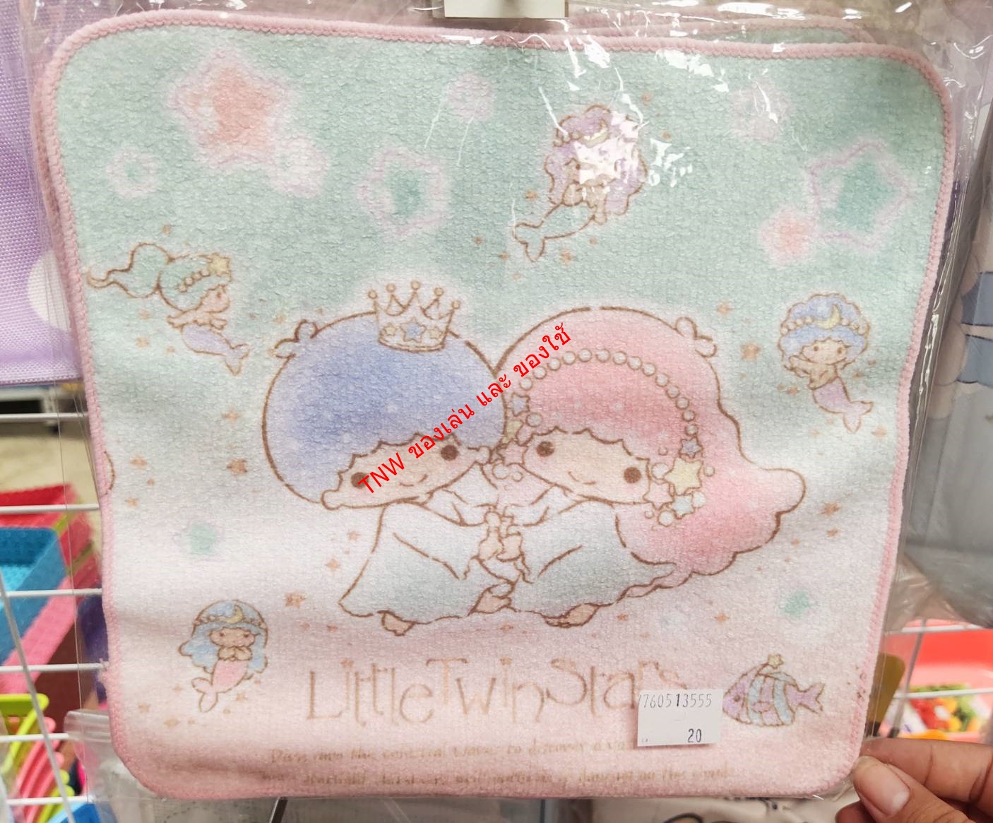 ผ้าเช็ดหน้าเด็ก ลายการ์ตูน ลิขสิทธิ์แท้ ขนาด 8*8 นิ้ว
