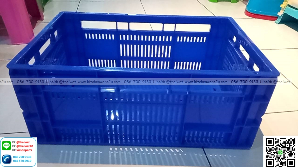 P08832 ลังเอนกประสงค์ (39.5x 59 x 24.cm.) หนา No.007 (ราคาส่งต่อ 6 ใบ:เฉลี่ย 300 บต่อใบ)