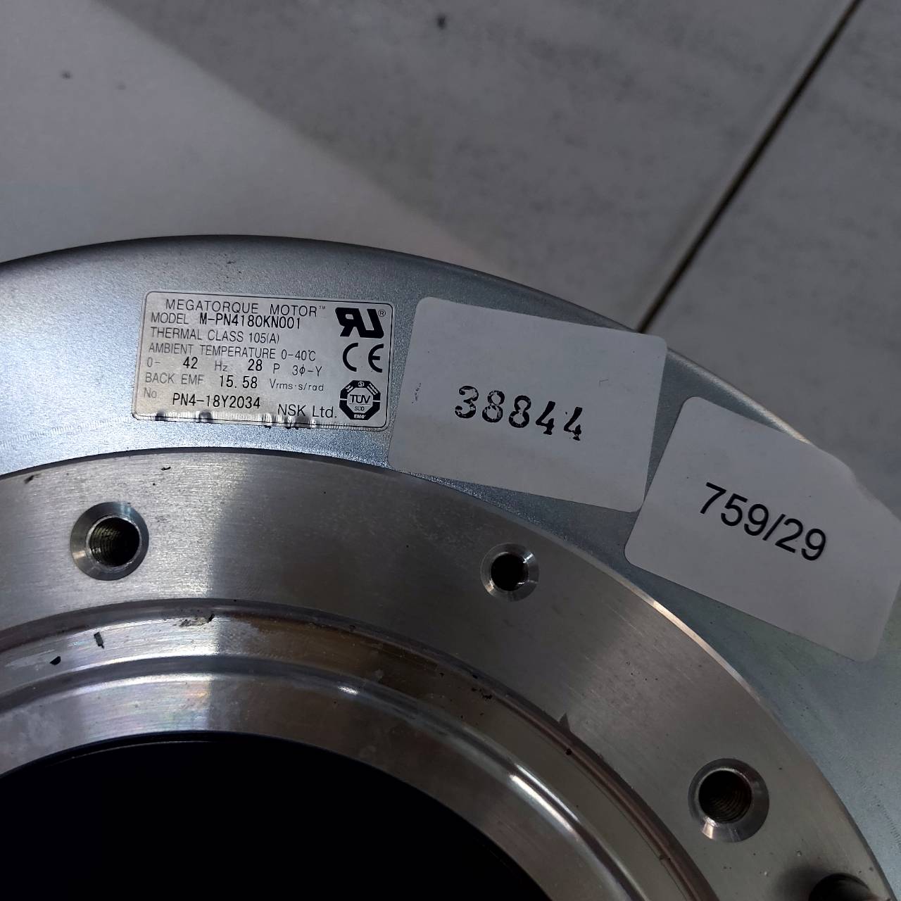 SERVO MOTOR " NSK " MODEL : M-PN4180KN001