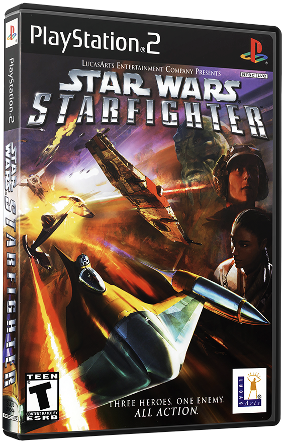 แผ่นเกมส์ PS2 : Star Wars - Starfighter
