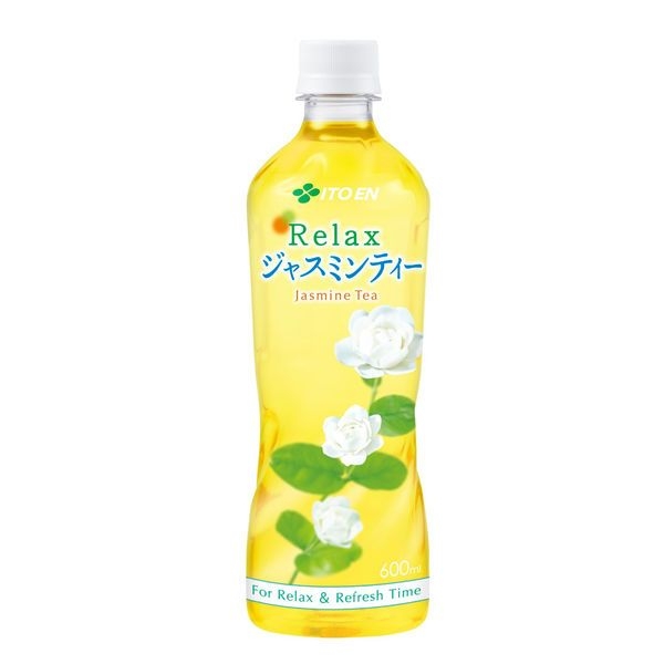 ชาเย็นหอมกลิ่นมะลิ Itoen Relax Jasmine Tea 600ml รุ่นเพิ่มกลิ่นหอม 1.5 เท่า