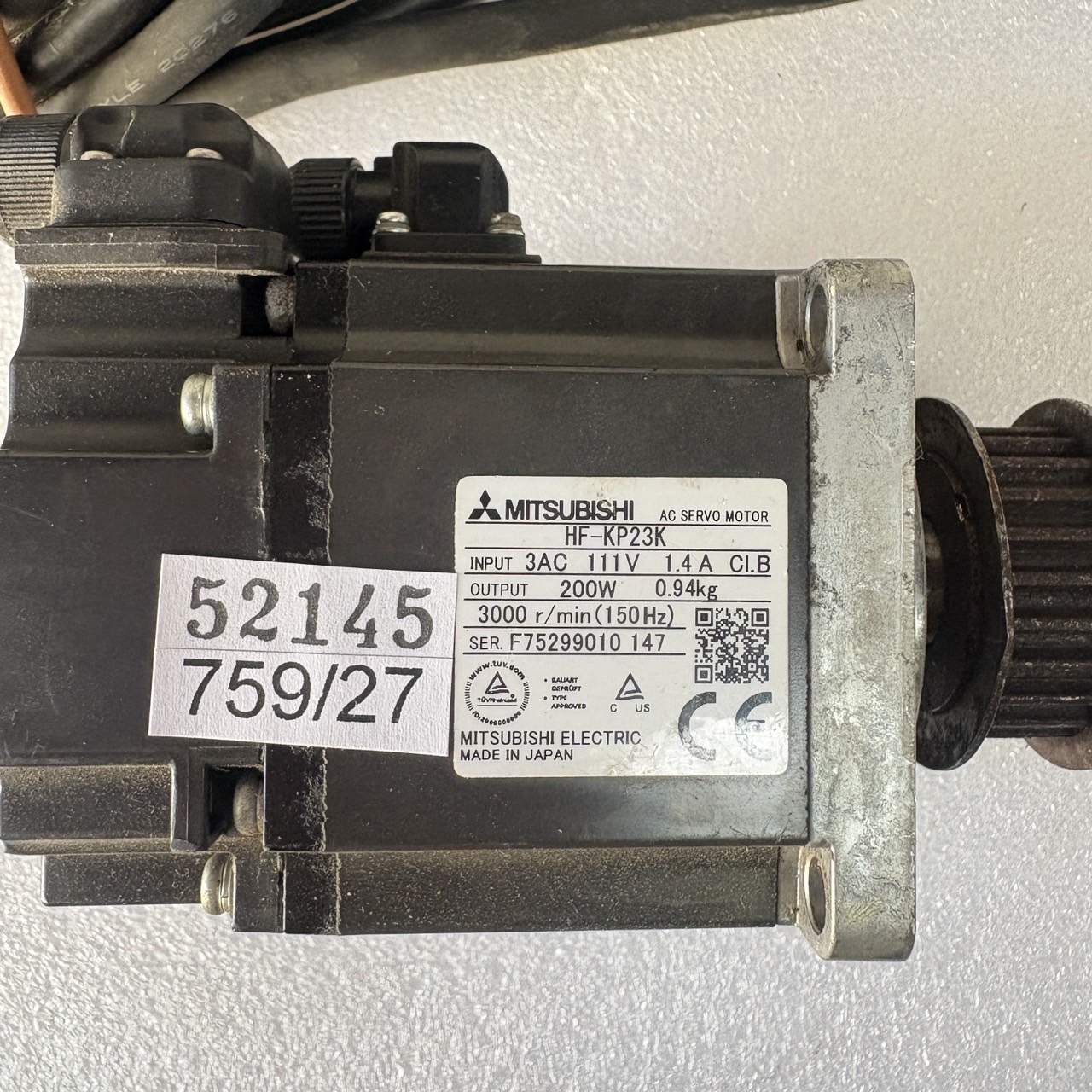 HF-KP23K "MITSUBISHI" SERVO MOTOR