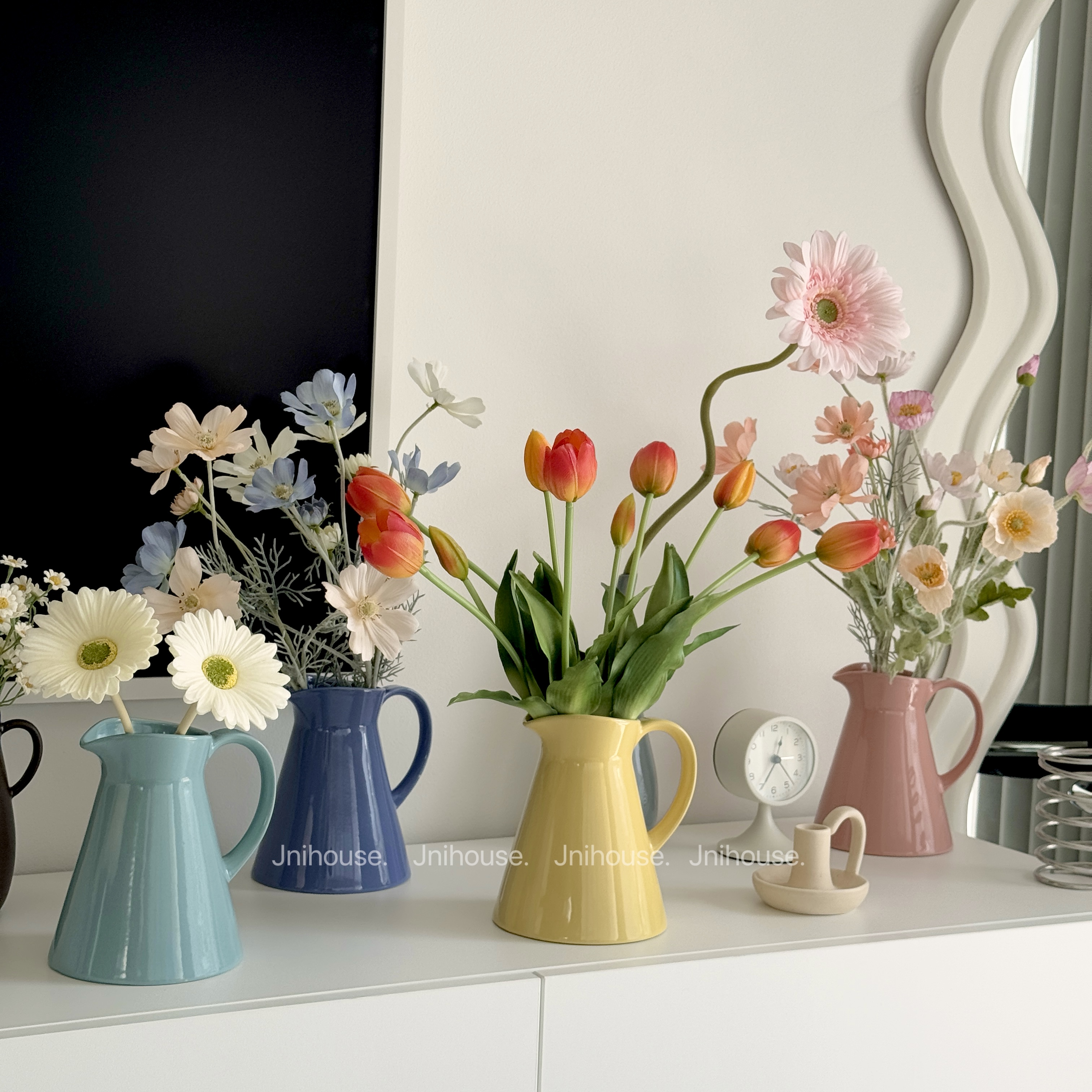 [พร้อมส่ง] Jnihouse : แจกันเหยือกเซรามิก แจกันดอกไม้ (Vase)