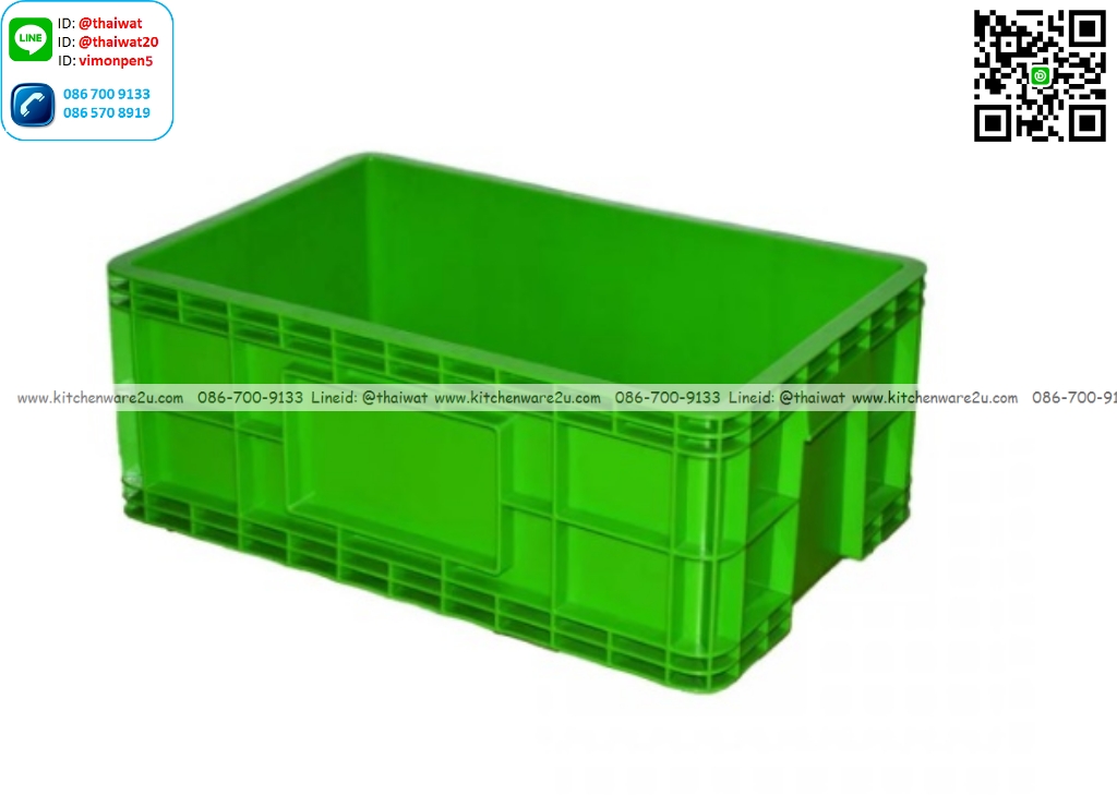 P12893 ลังทึบ 39.5 ลิตร (ขนาดภายนอก 38*58*23.5 cm) เกรดเอ No.8263 ราคาขายส่งต่อ 6 ใบ : เฉลี่ย 475 บต่อใบ