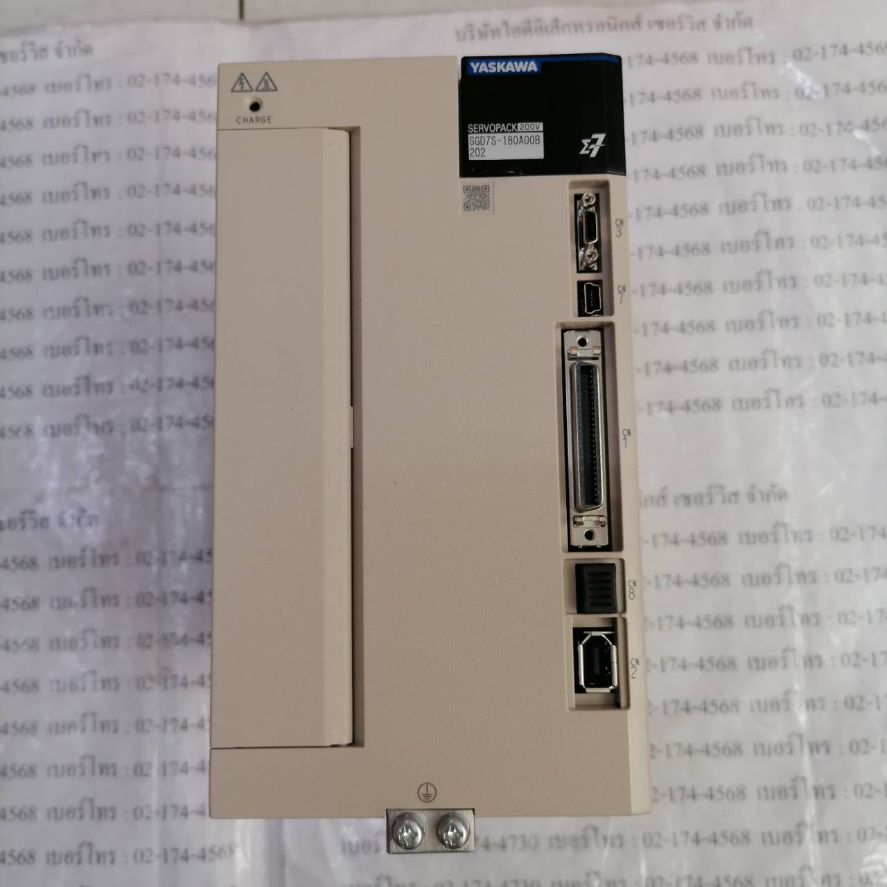 รับซ่อม SGD7S-180A00B202 SERVO DRIVE "YASKAWA"