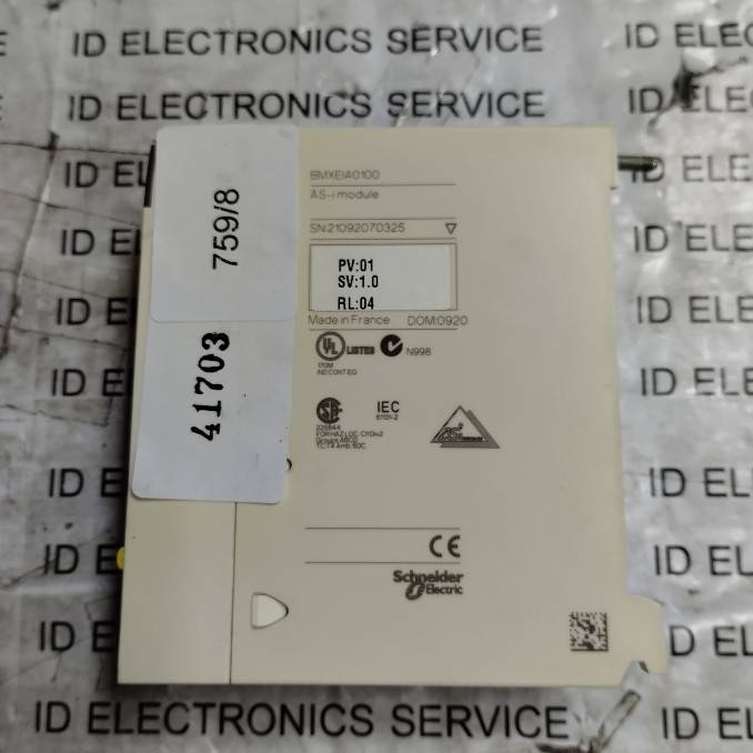 PLC " SCHNEIDER " MODEL : BMXEIA0100