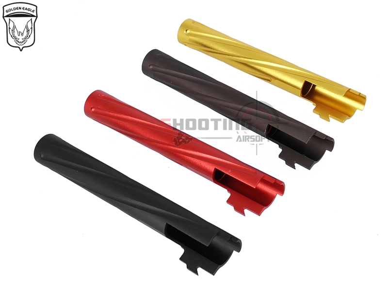 ท่อนอก เซาะร่องเกลียว Hi-Capa 5.1 GBB - Golden Eagle