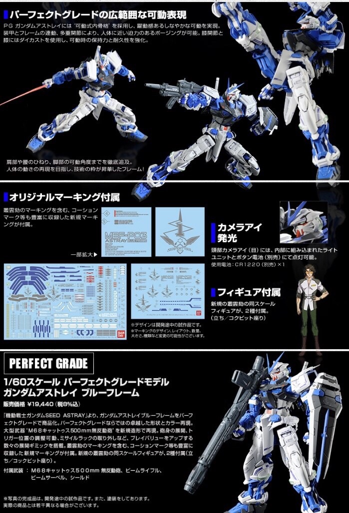 (PG) 1/60 GUNDAM ASTRAY BLUE FRAME (Premium Bandai)