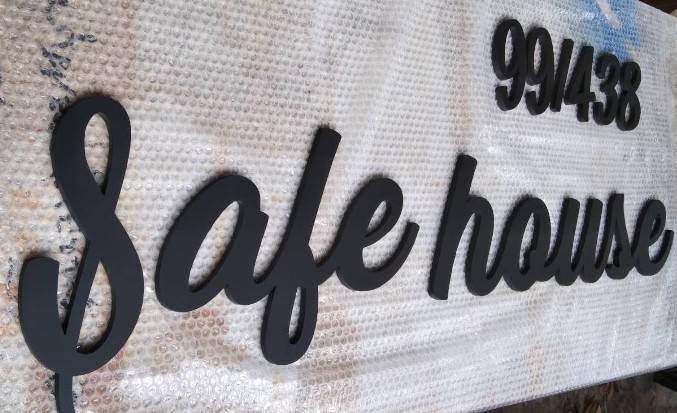 #อักษรพาสวู๊ดไดคัททำสี