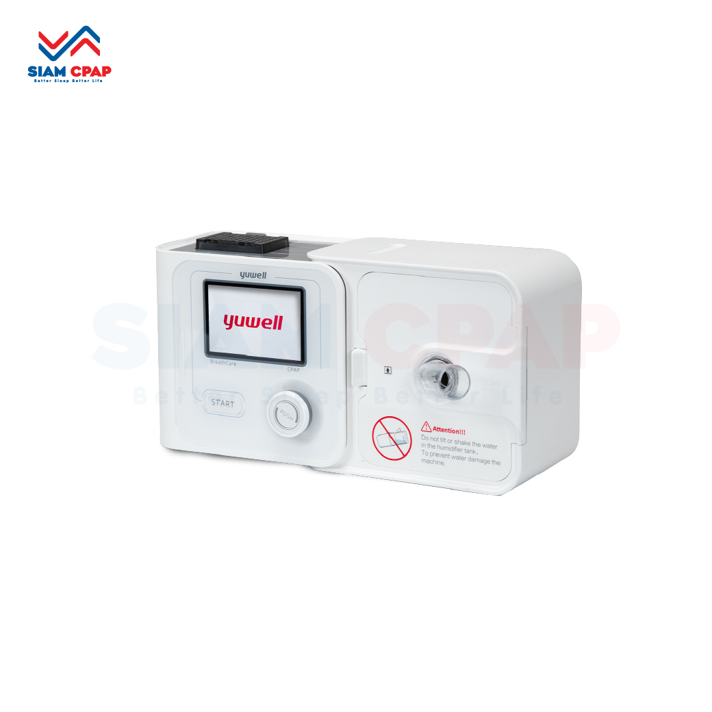 เครื่องช่วยหายใจชนิดแรงดันบวกต่อเนื่อง (CPAP) ยี่ห้อ Yuwell รุ่น YH-360 รับประกันศูนย์ไทย 2 ปี