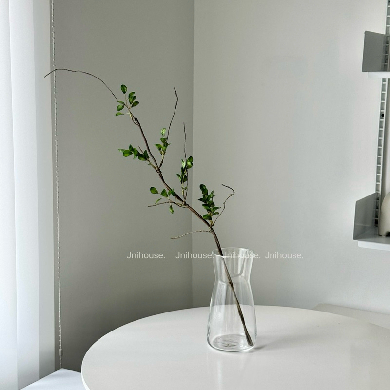 [พร้อมส่ง] Jnihouse : กิ่งไม้ประดิษฐ์สูง 75 cm (มีใบเขียว)