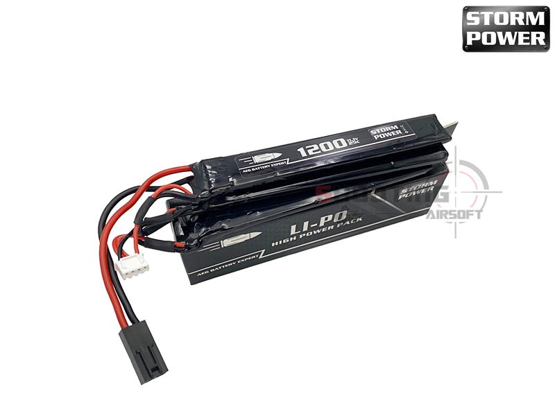 แบตลิโพ Storm Power 25C 1200mAh 11.1V แยกเซลล์