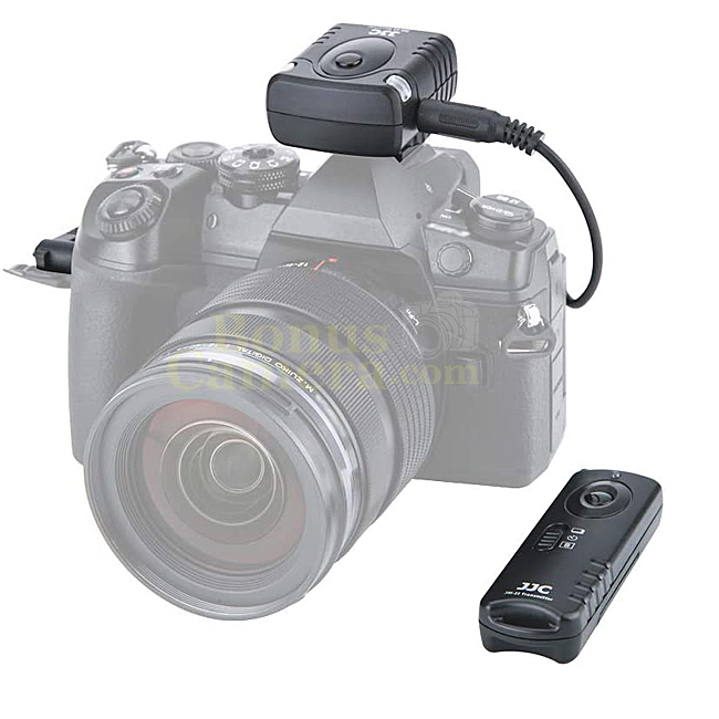 JM-J2(II) รีโมตคอนโทรลไร้สายโอลิมปัส OM-D E-M1 Mk II,III, E-M1X, E-M5 Mk III Olympus Wireless Remote