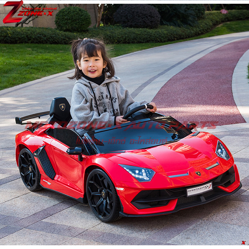 รถยนตร์ไฟฟ้าสำหรับเด้ก มินิ แลมโบกินี่ Lamborghini Mini SVJ Lamborghini SVJ 12V 8km/h
