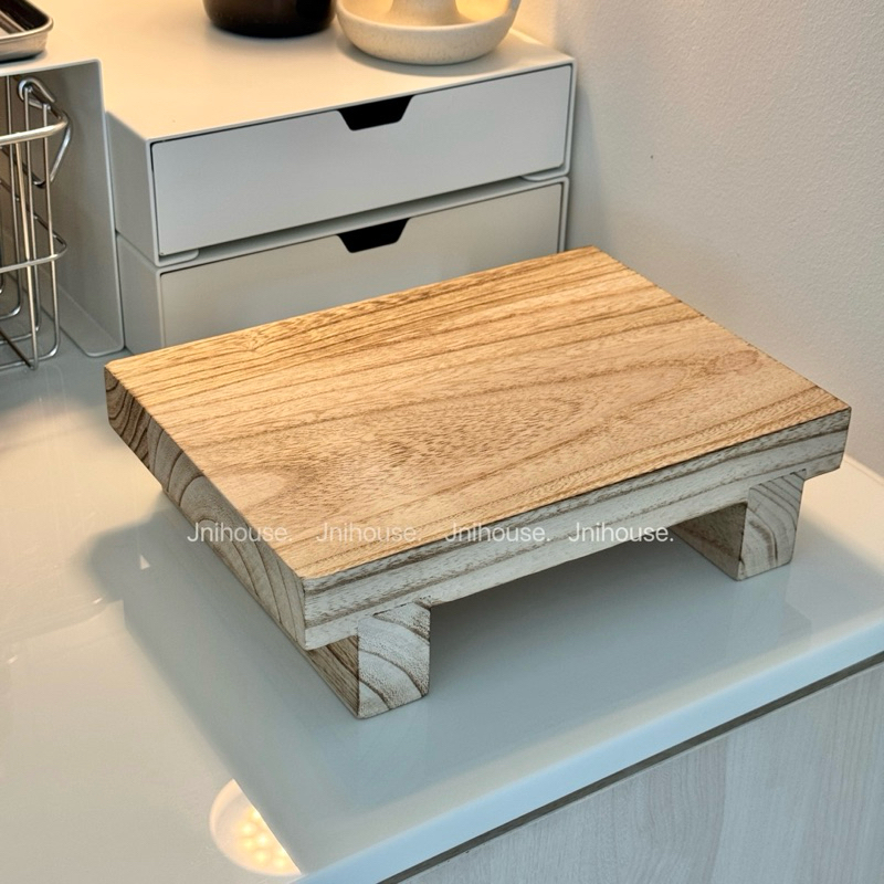 [พร้อมส่ง] Jnihouse : ชั้นไม้วางของ Wooden Stand