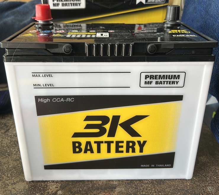 แบตเตอรี่รถยนต์ 3K PMF48 ขั้วL 48B24L MF 48แอมป์