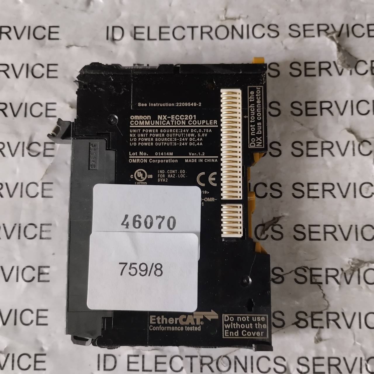 PLC " OMRON " MODEL : NX-ECC201